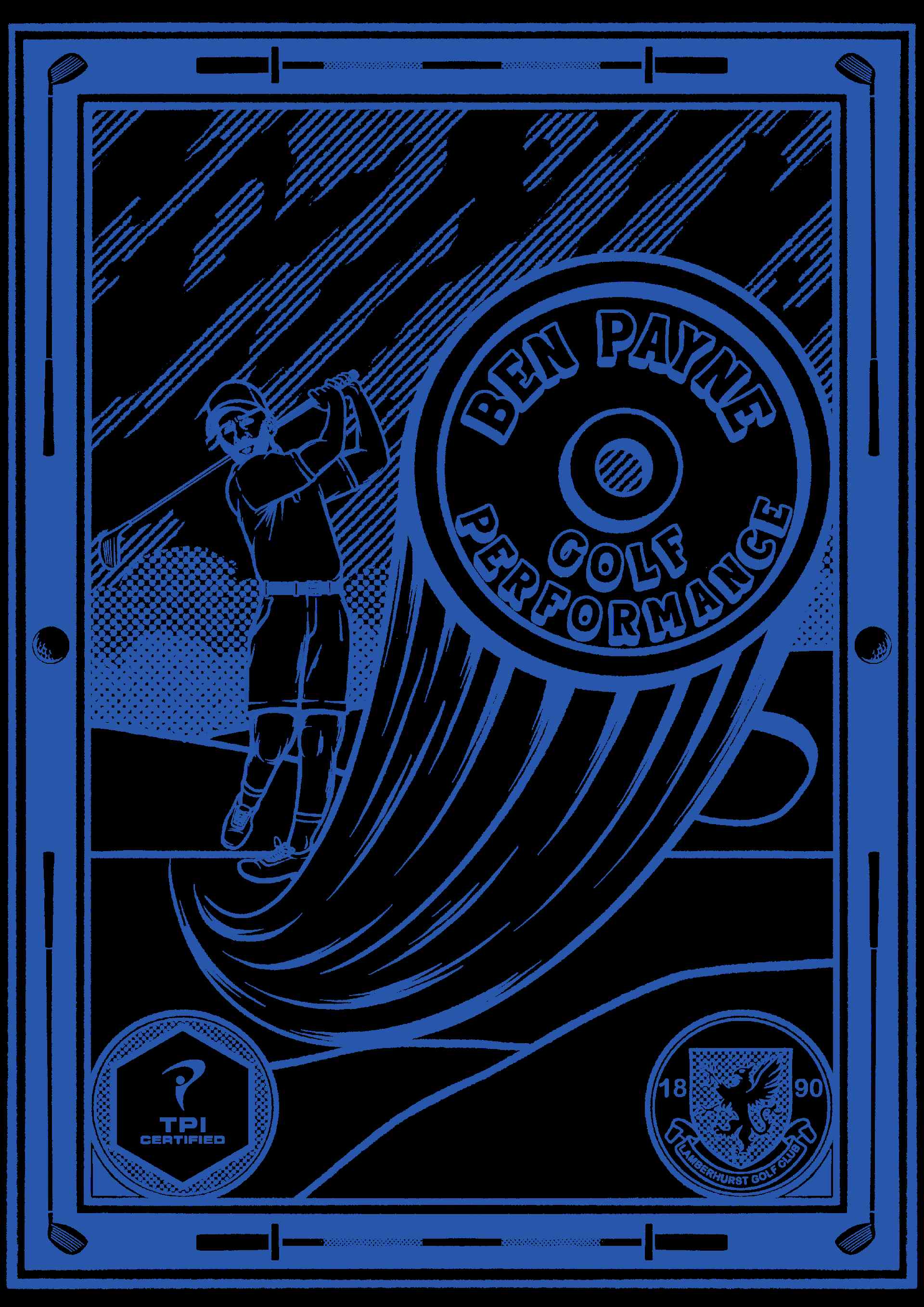 BEN PAYNE GOLF FITNESS AND PERFORMANCE logo