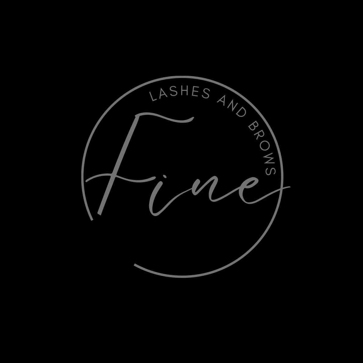 FINE LASHES AND BROWS logo