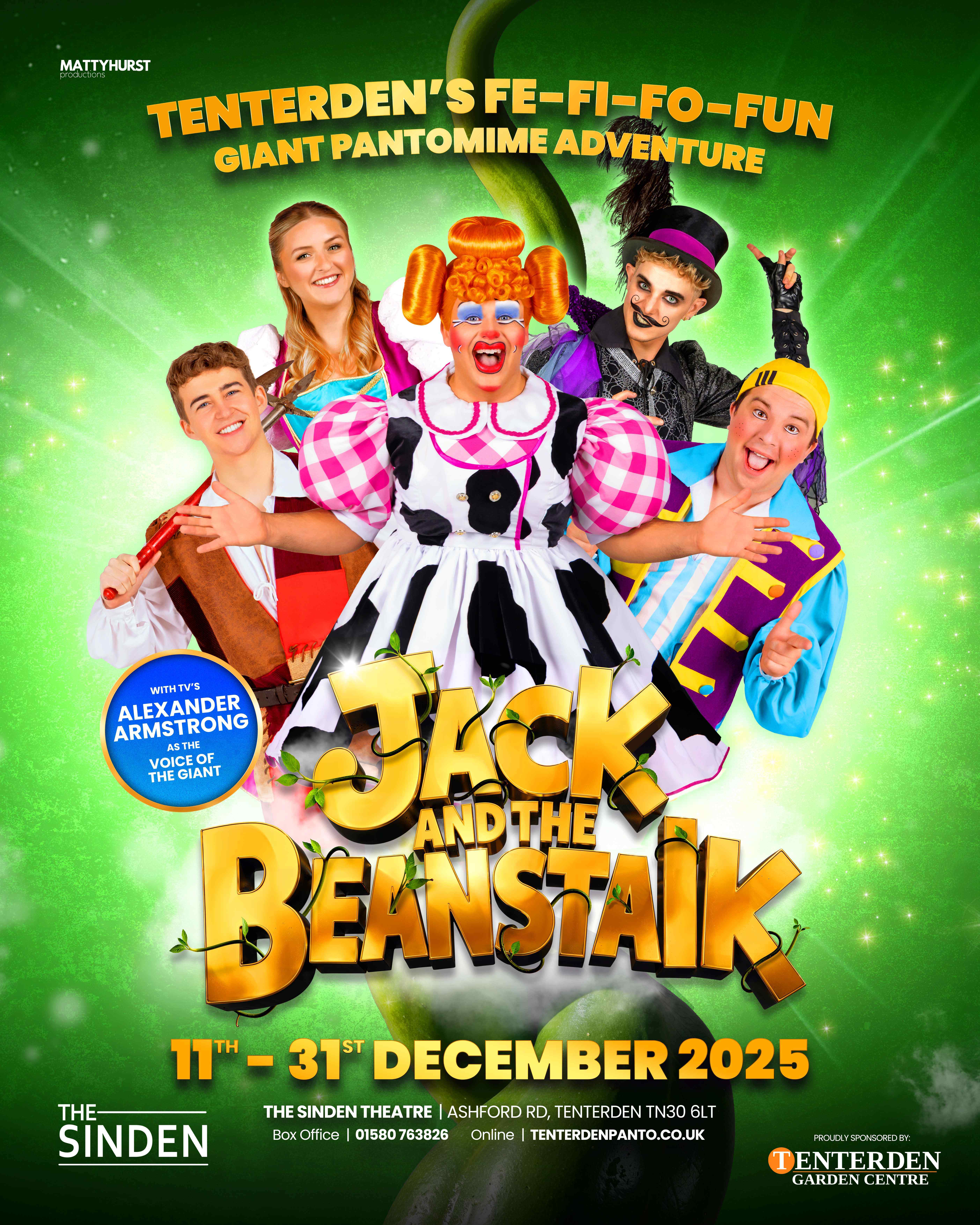 JACK AND THE BEANSTALK AT THE SINDEN logo