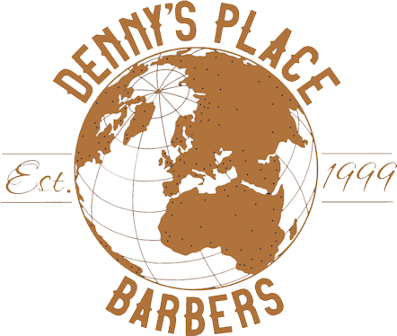 DENNY'S PLACE BARBERS logo