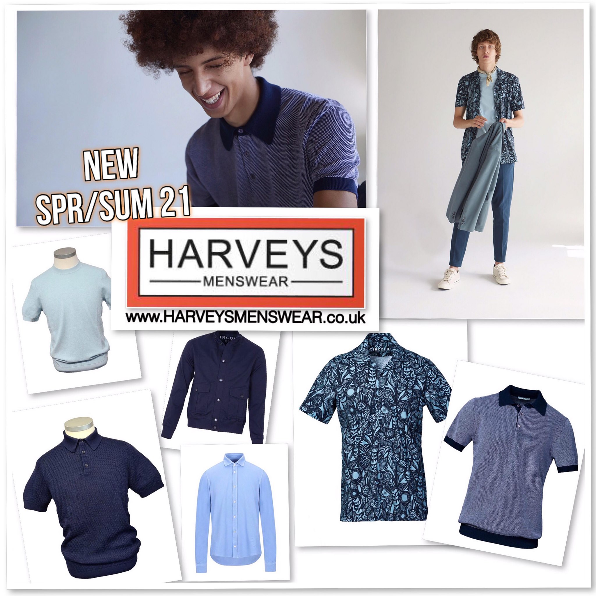 Harveys Menswear logo