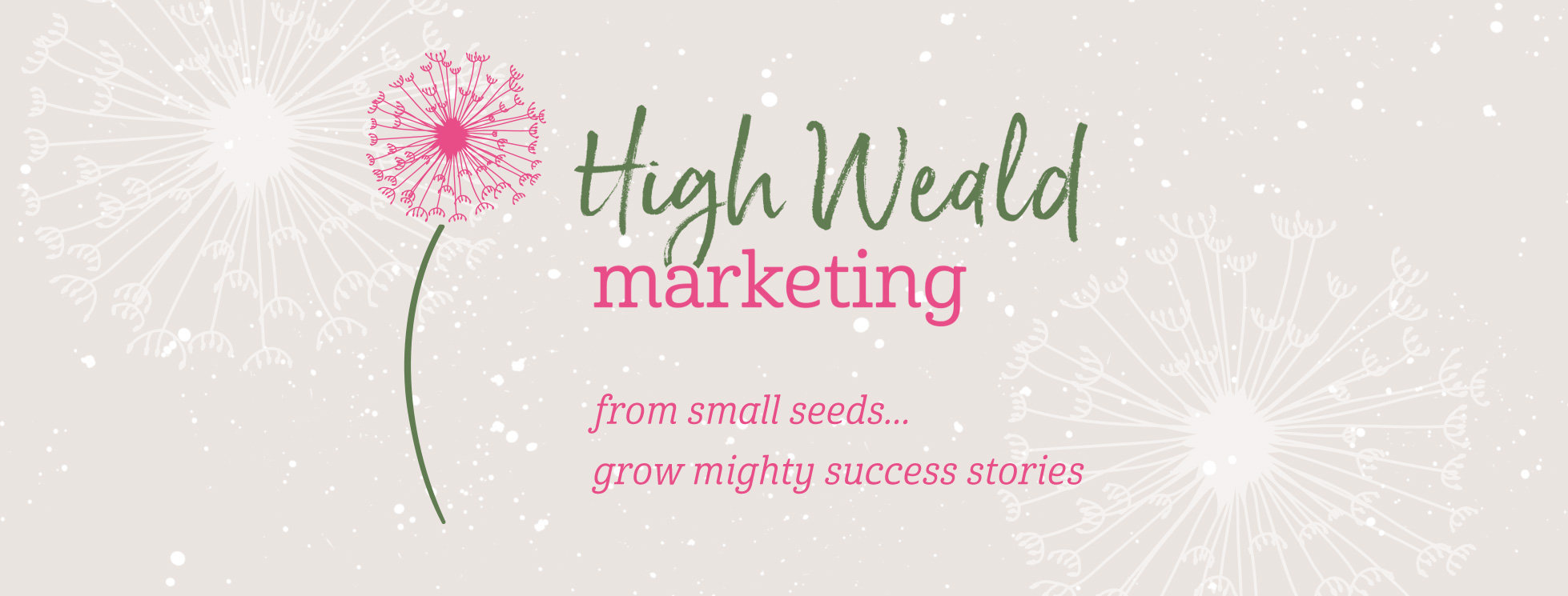 HIGH WEALD MARKETING logo