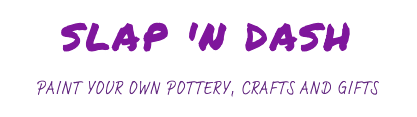 Slap n Dash Paint Your Own Pottery logo