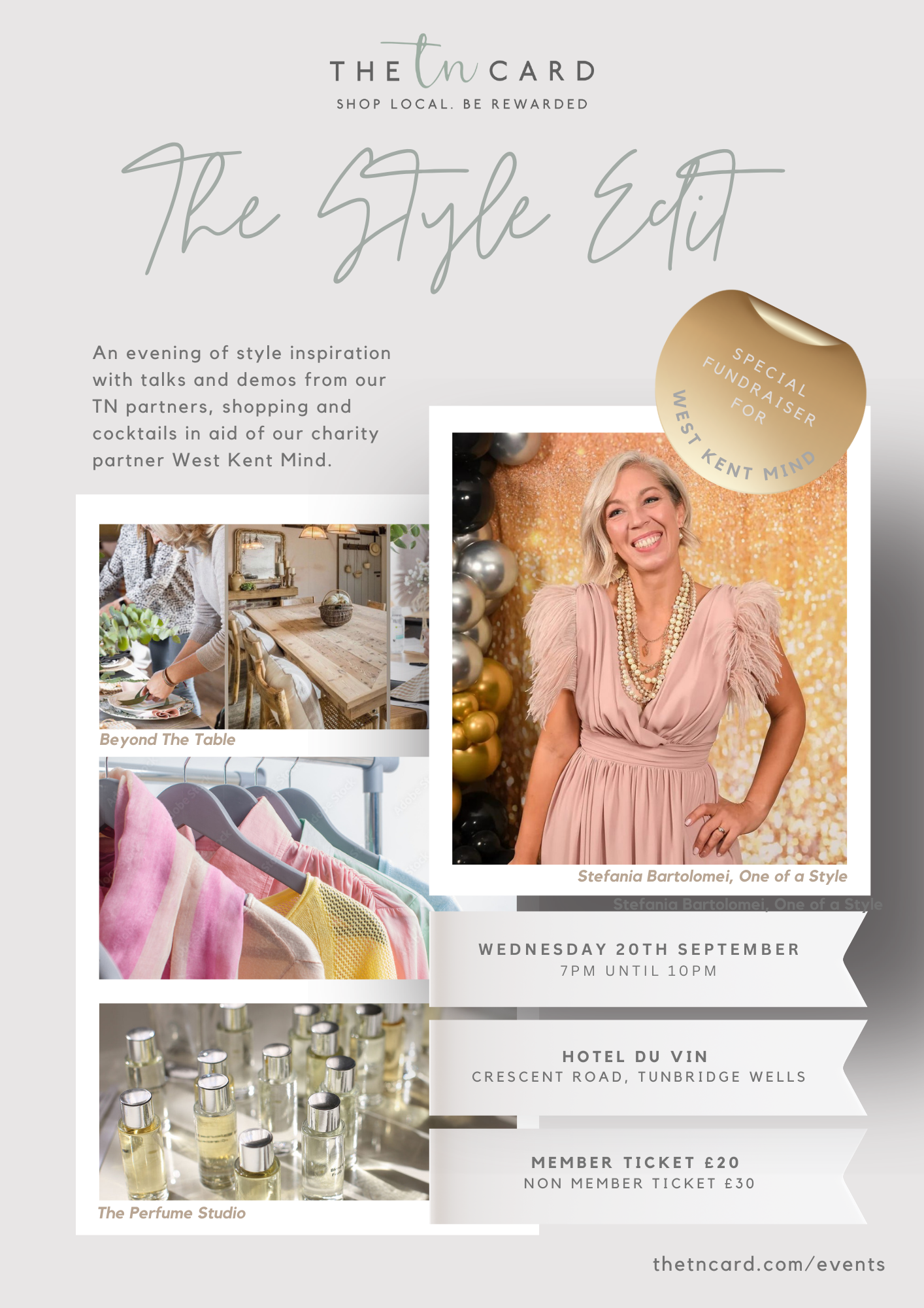 The TN Style Edit: Fundraiser for West Kent Mind