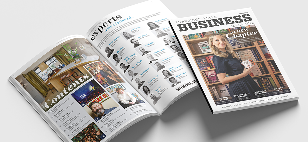 Cover feature with Tunbridge Wells Business Magazine - image