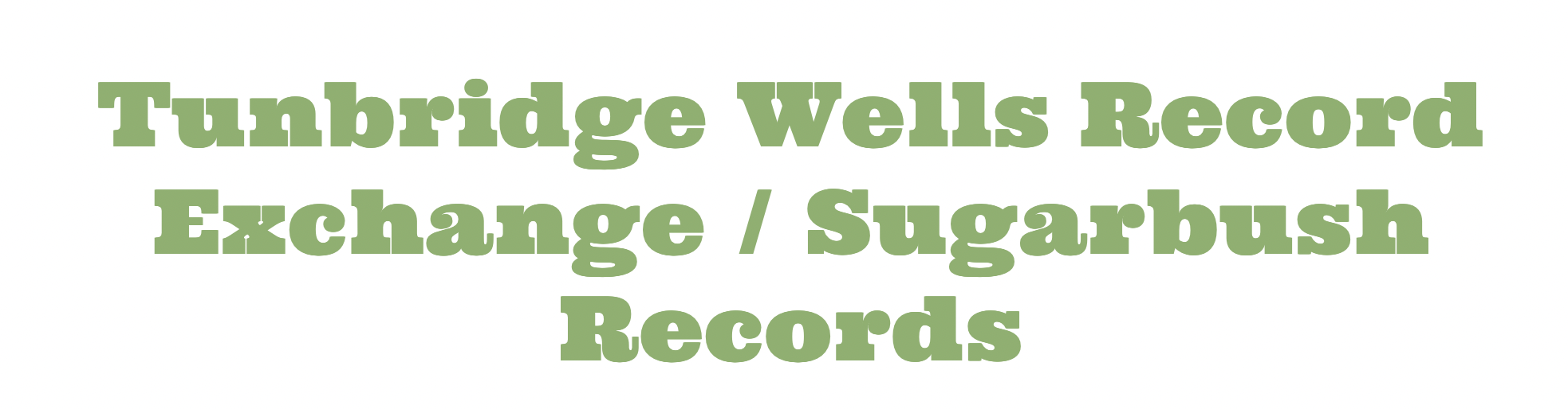 TUNBRIDGE WELLS RECORD EXCHANGE logo