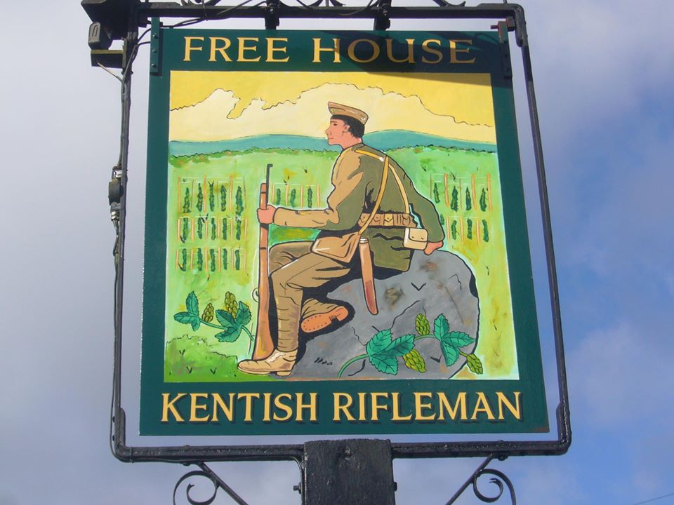 THE KENTISH RIFLEMAN logo