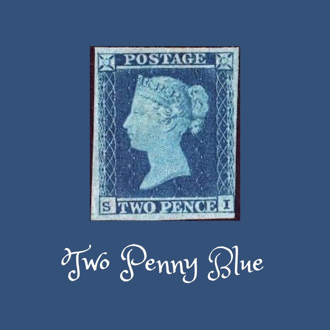 TWO PENNY BLUE CAFE logo