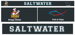 SALTWATER KRISPY CHICKS logo